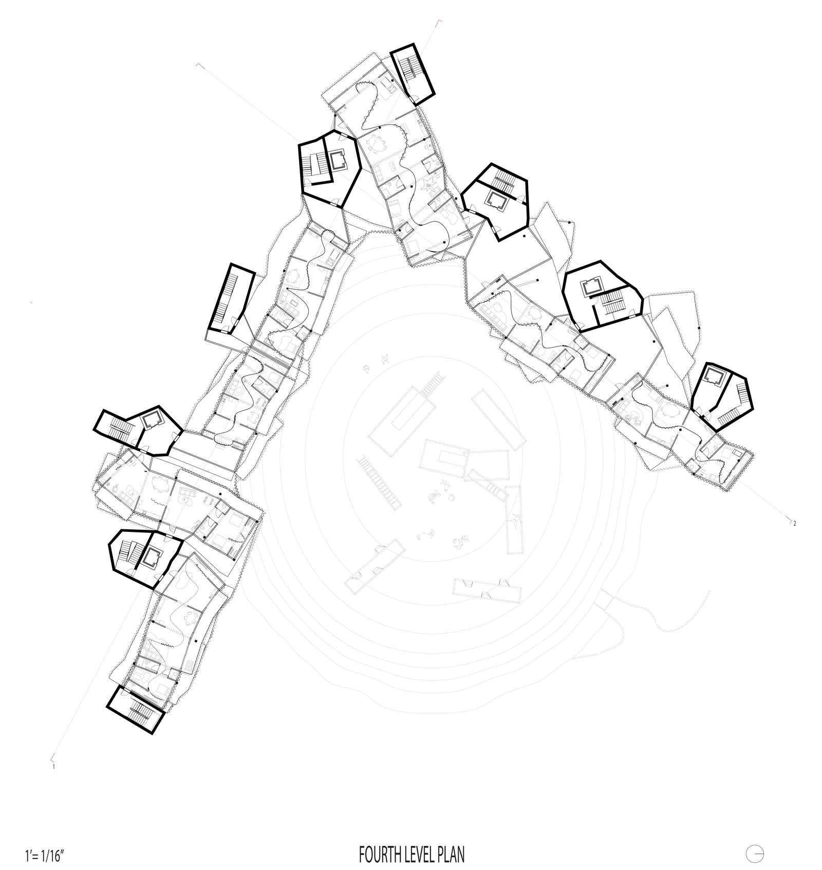 Fourth Level Plan and Unit Package